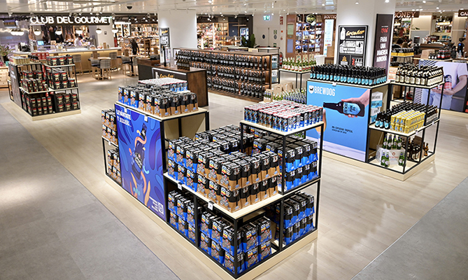 cervezoteca estrella galicia corte inglés