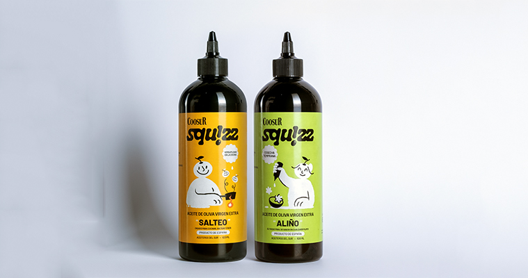 Squizz: biberones de aceite de oliva virgen extra