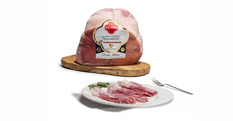 jamón cocido 100% ibérico Beher