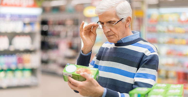 etiquetado productos de alimentación