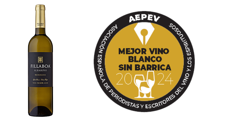 El albariño Fillaboa, escogido como el mejor vino blanco sin barrica de España