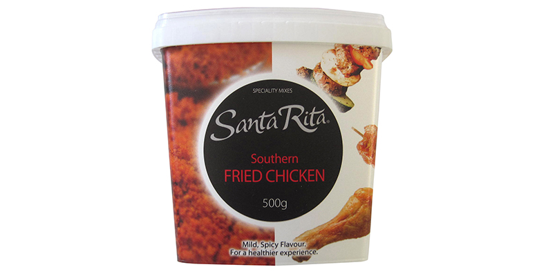 Fried Chicken, aderezo Harinas Santa Rita