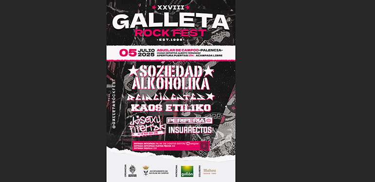 Galleta Rock Fest: ya conocemos el cartel de grupos que tocarán