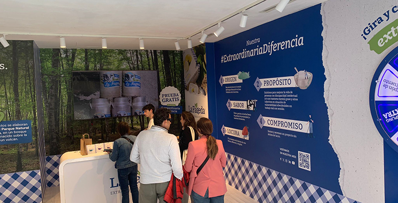 La Fageda dará a conocer sus yogures en la tienda temporal en Gran Vía de Madrid