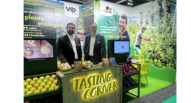 Manzanas ecológicas VIP Val Venosta: novedad en Organic Food Iberia