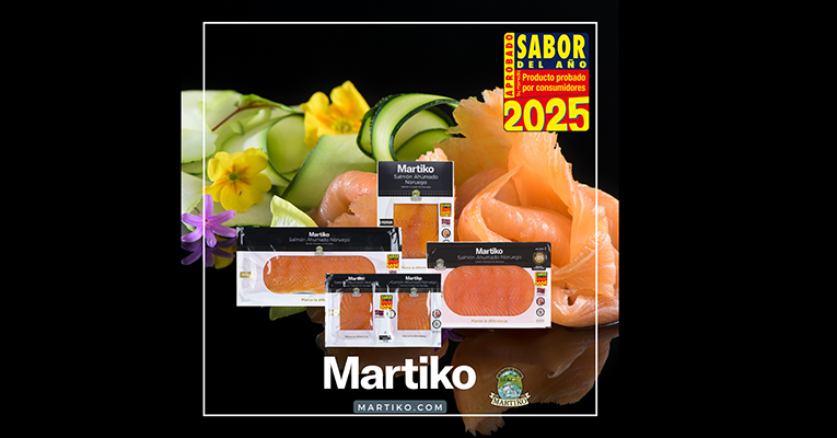 El salmón ahumado Martiko renueva el sello Sabor del Año 2025