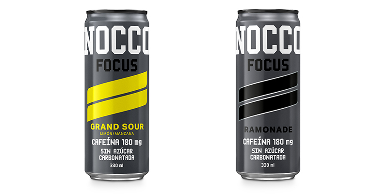 Nocco Focus: refresco con cafeína en los sabores Gran Sour y Ramonade