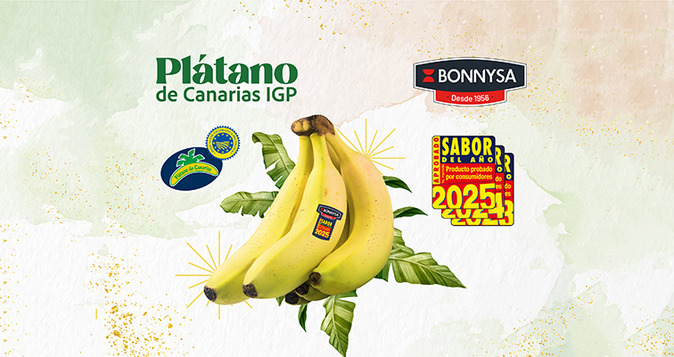 plátano de Canarias Bonnysa, sabor del año 2025