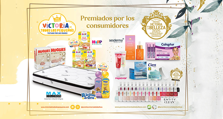 Te desvelamos los premios Victoria de la Belleza 2025 para Gran Consumo