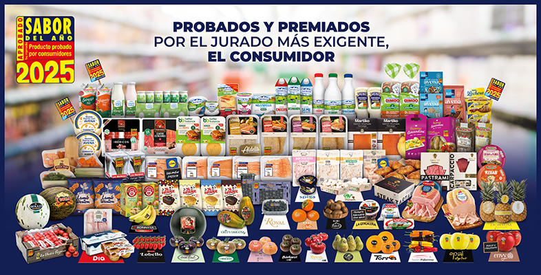 Estos son los productos distinguidos Sabor del Año 2025 por los consumidores